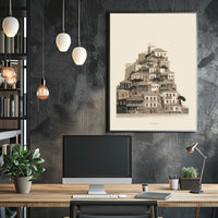 Hydra Architectural Serenity Poster