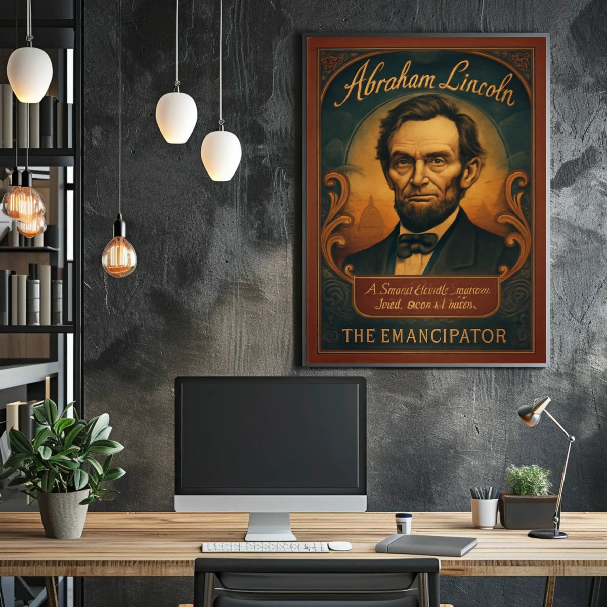 Abraham Lincoln The Emancipator Poster