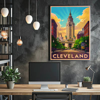 Cleveland Skyline Poster