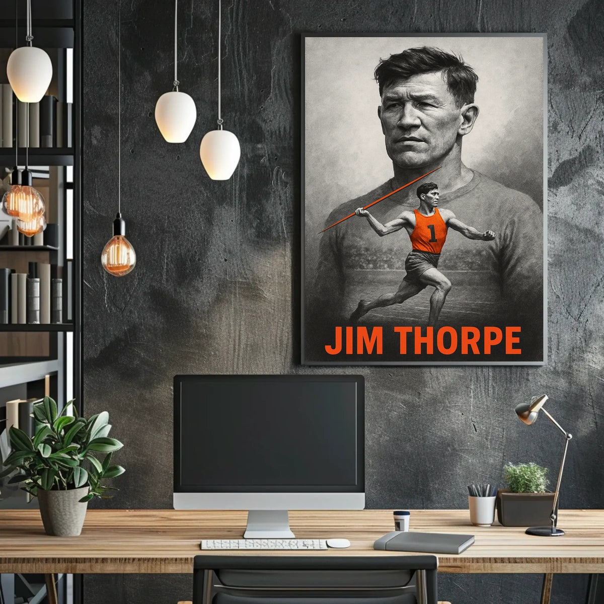 Jim Thorpe Athletic Legend Poster