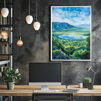 Tranquil Landscape Vista Poster PosterGoat