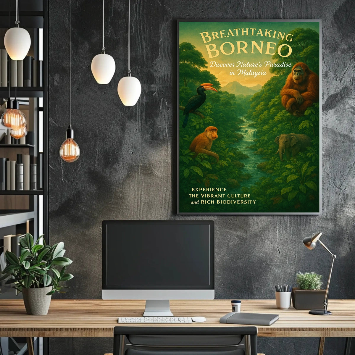 Breathtaking Borneo Poster