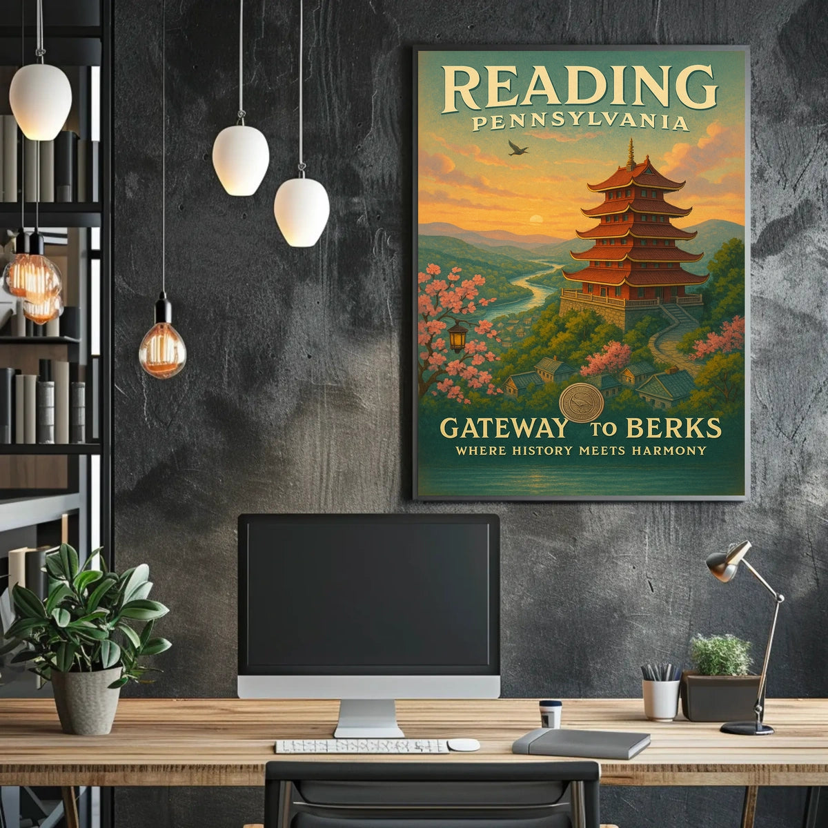 Reading, Pennsylvania Gateway to Berks Poster