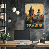 Prague A Timeless Cityscape Poster