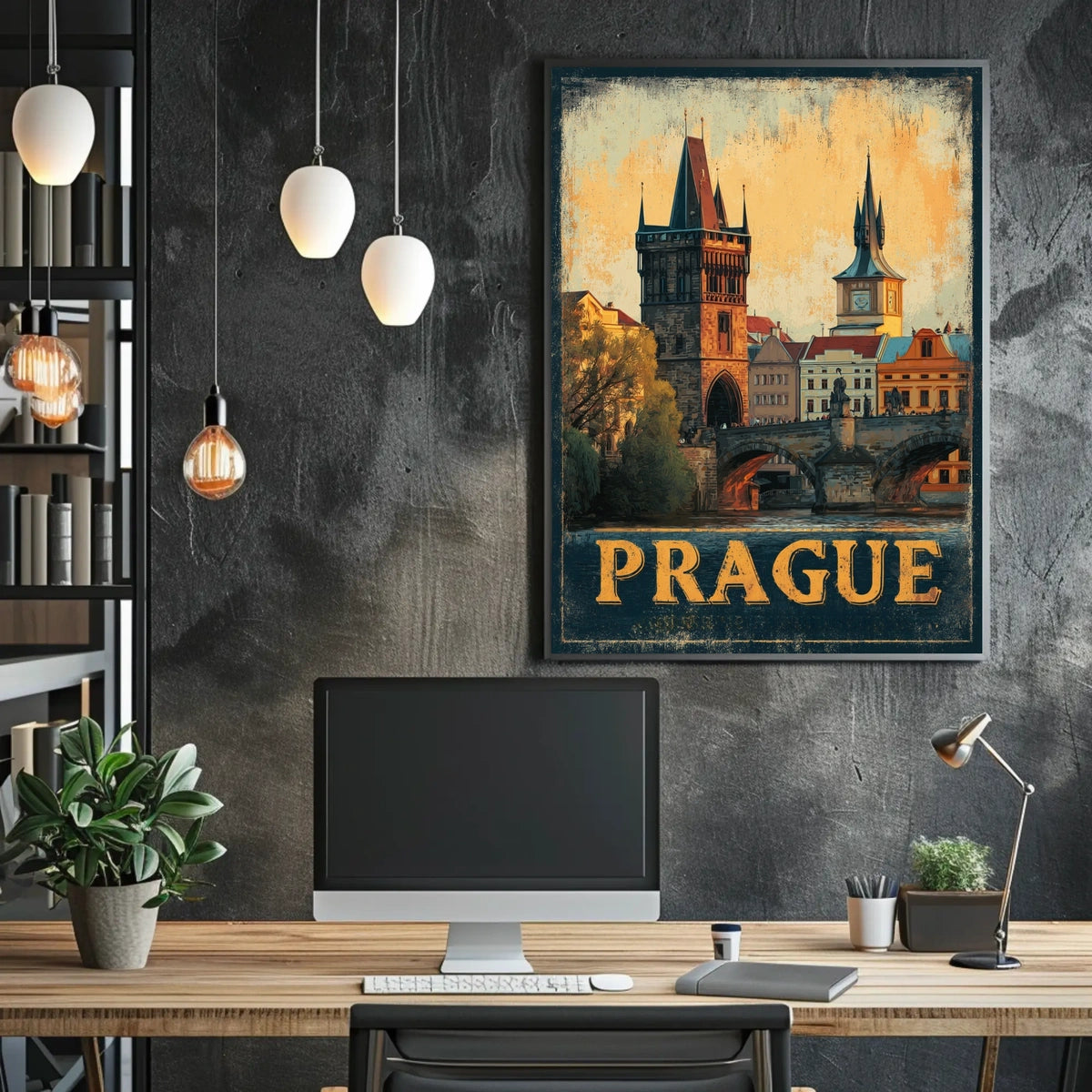 Prague A Timeless Cityscape Poster