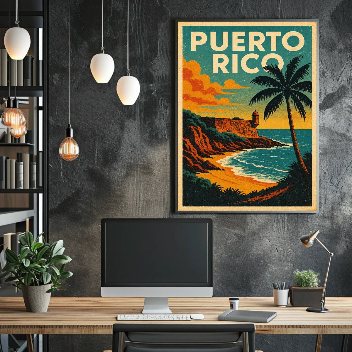 Puerto Rico Travel Poster