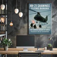 HH-21 Shawnee Flying Banana Poster PosterGoat