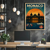 Monaco 1975 Beyong the Riviera Poster