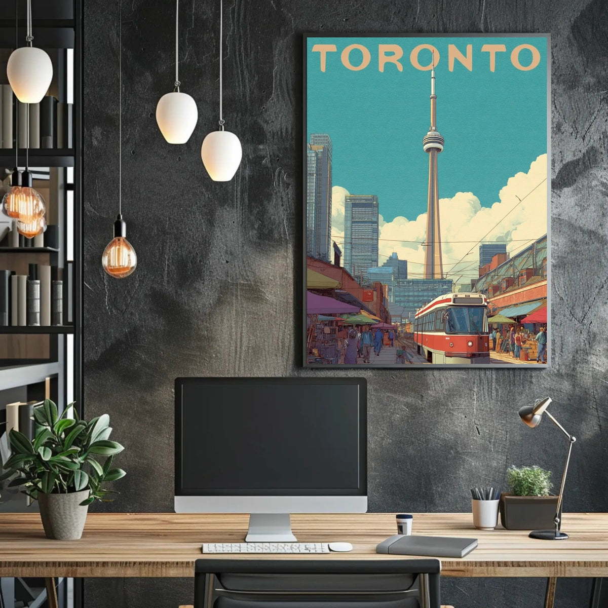 Toronto Cityscape Poster