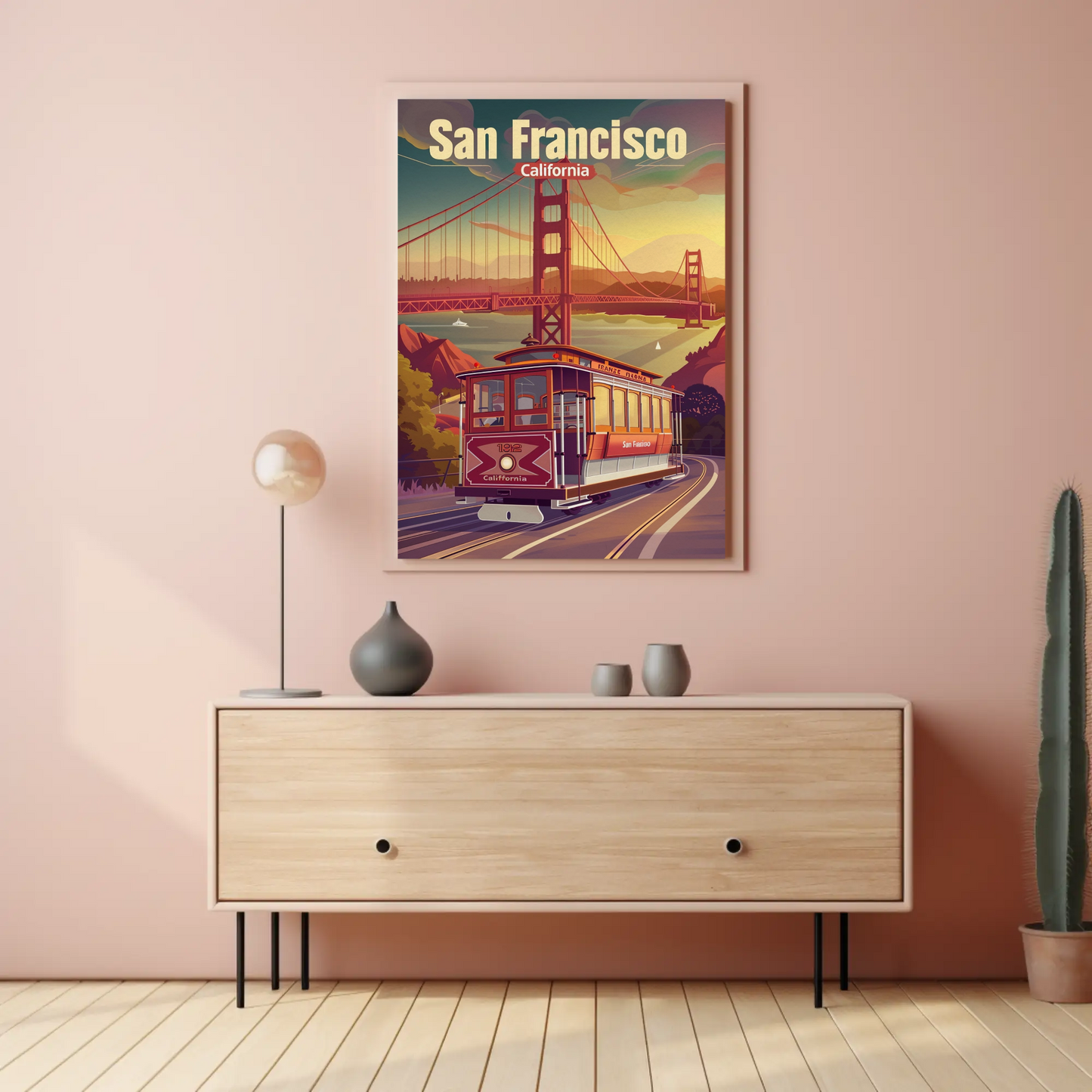 Golden Gate Bridge San Francisco Travel Poster