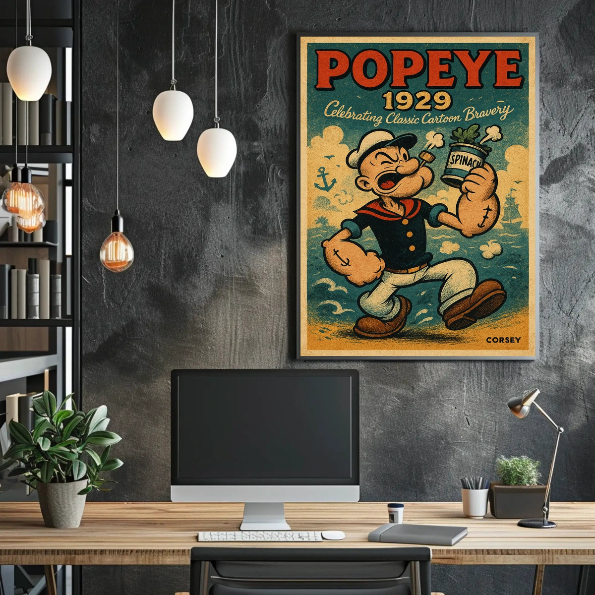 Popeye 1929 Art Poster POP-170
