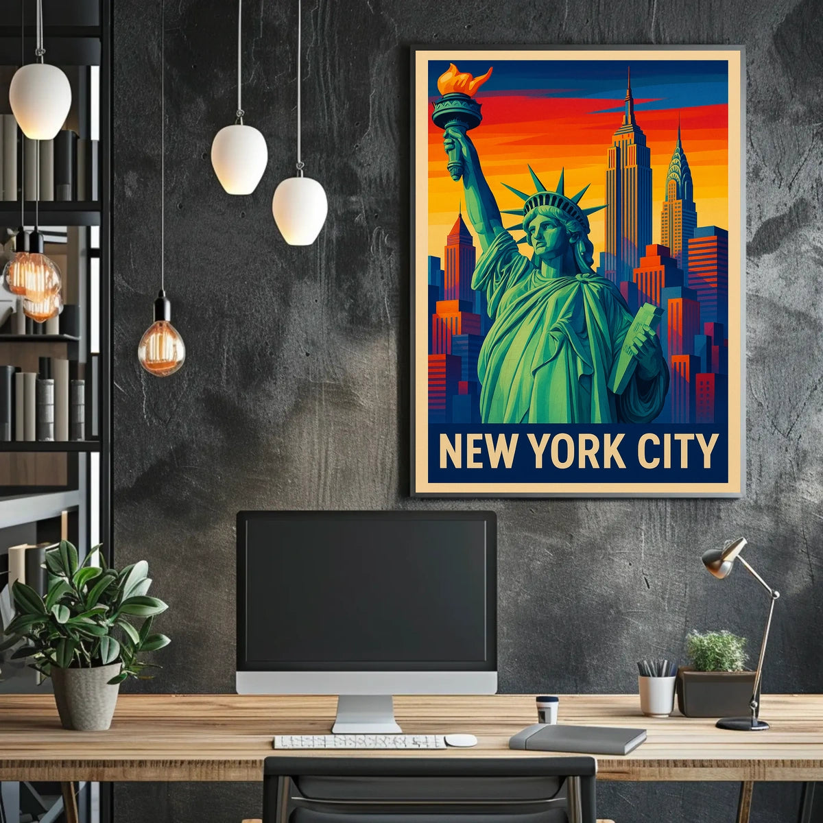 New York City Skyline Poster