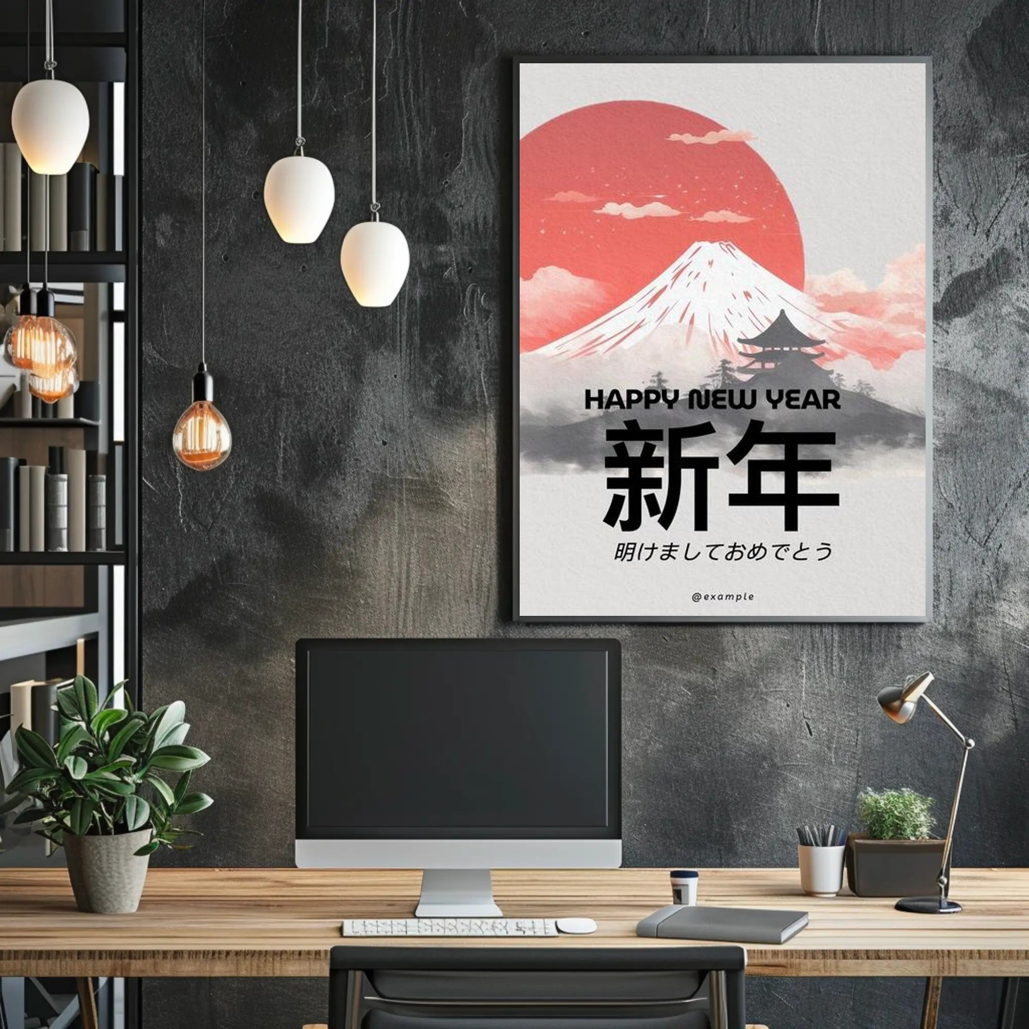 Japanese New Year Celebration Poster PosterGoat