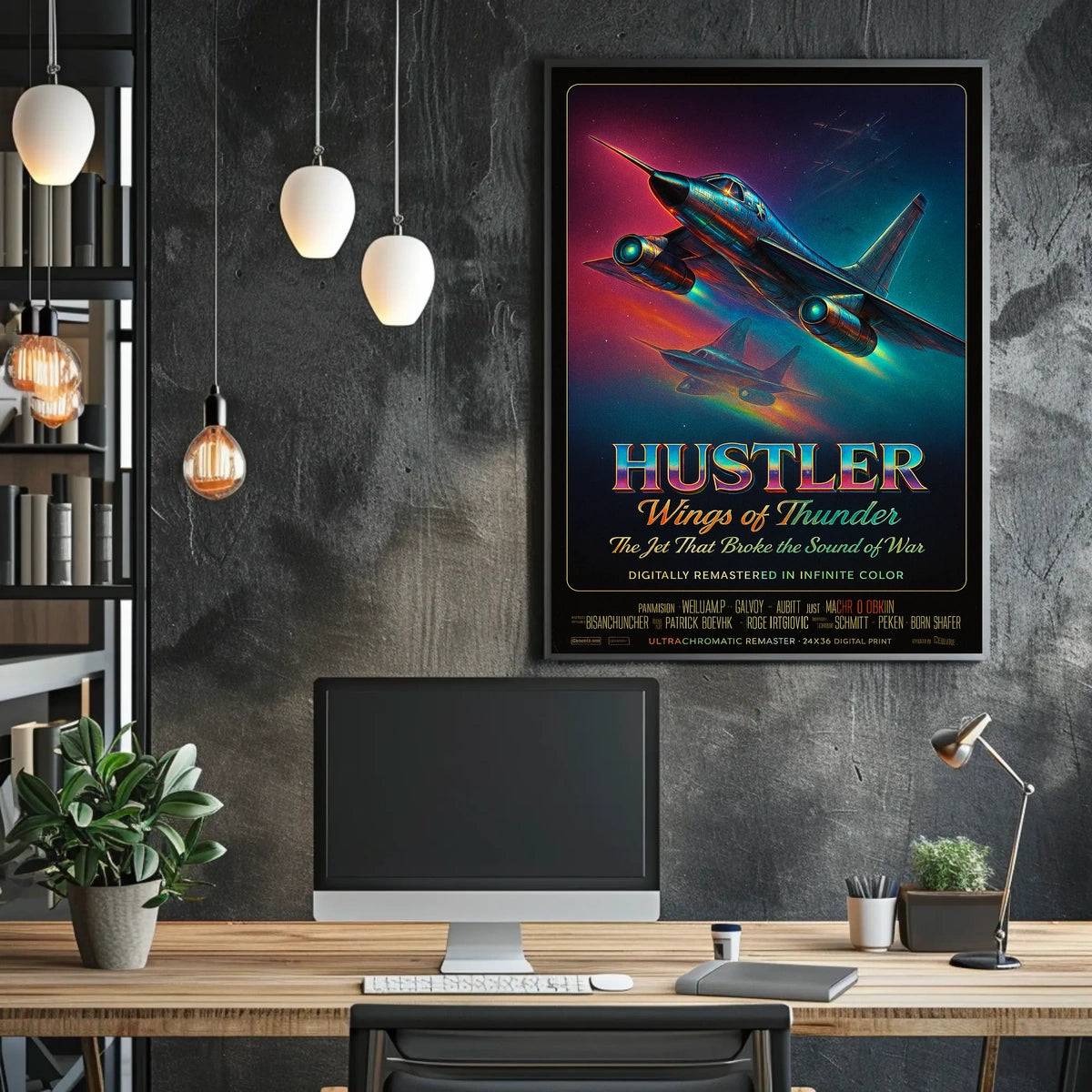 Hustler Wings Of Thunder Poster