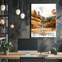 Cuyahoga Valley Watercolor Wall Art Poster