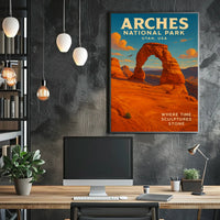 Arches National Park Poster Timeless Stone Sculpts Nature