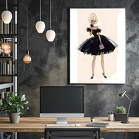 Elegant Fashion Illustration Poster
