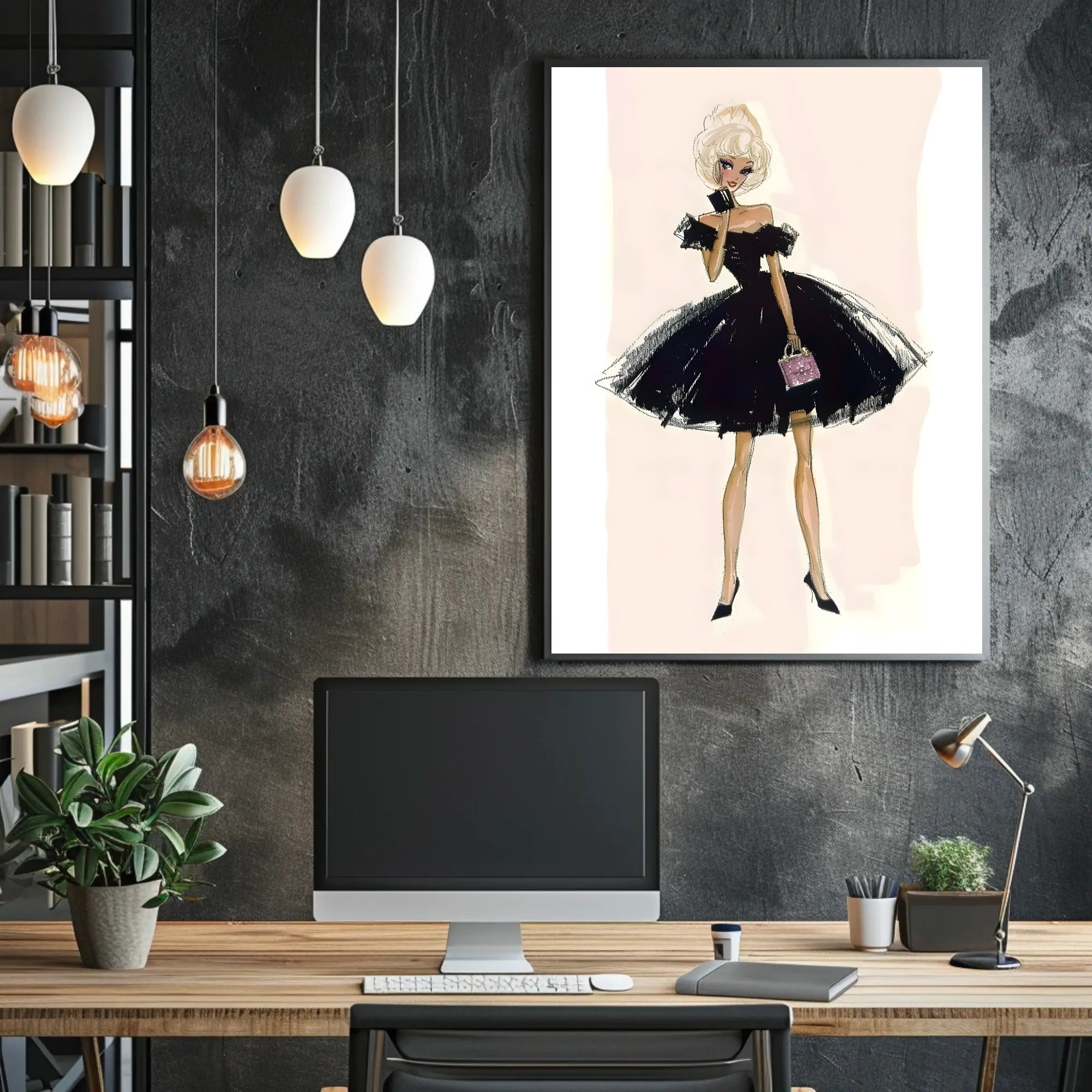 Elegant Fashion Illustration Poster