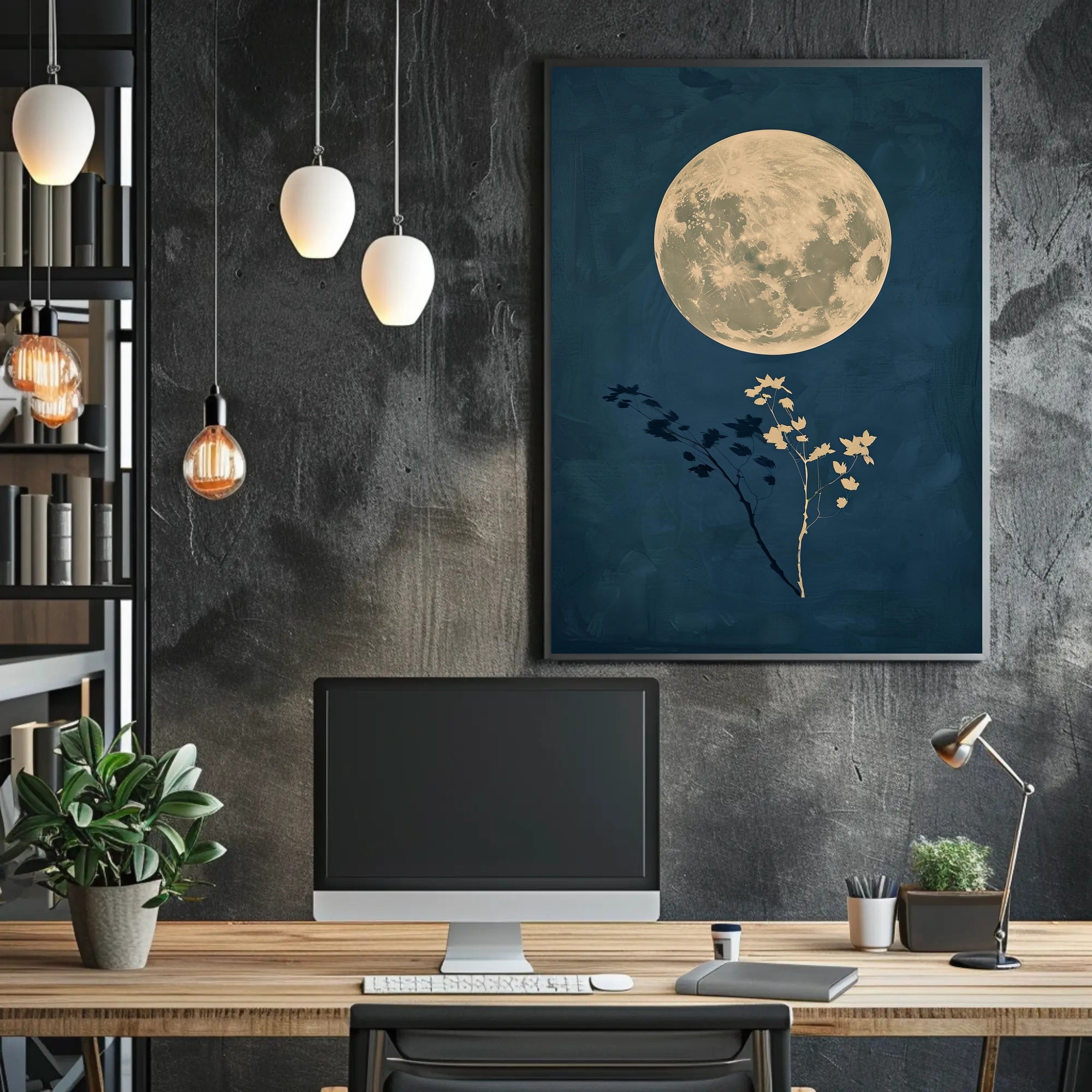 Moonlit Elegance Poster