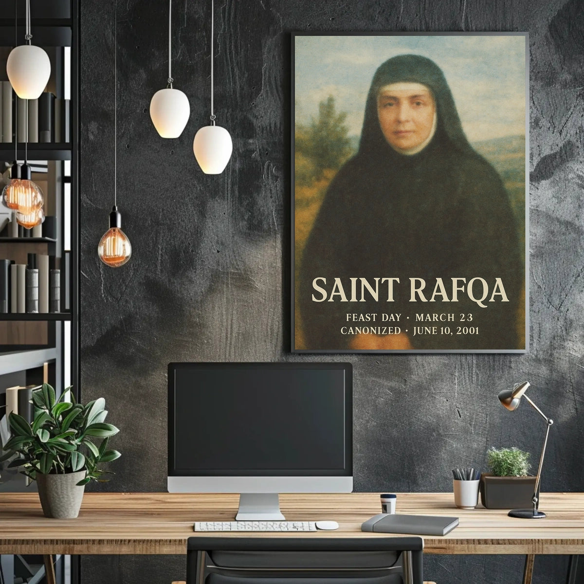 Saint Rafqa Poster
