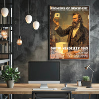 Mendeleev Chemistry Inspiration Vintage Educational or Infographic Poster