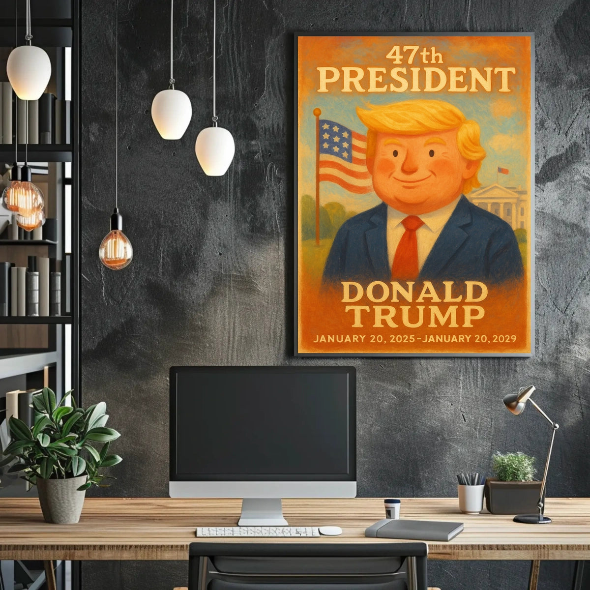 Donald Trump Vision Hope Unity Patriotic Photography Poster