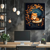 Enchanted Autumn Fox Art Print
