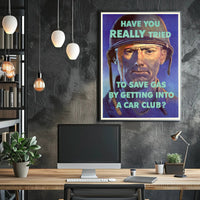 WWII Soldier Conservation Propaganda Poster