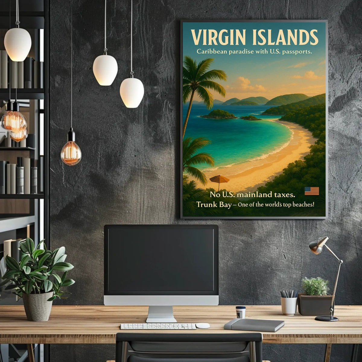 Discover The Virgin Islands Poster