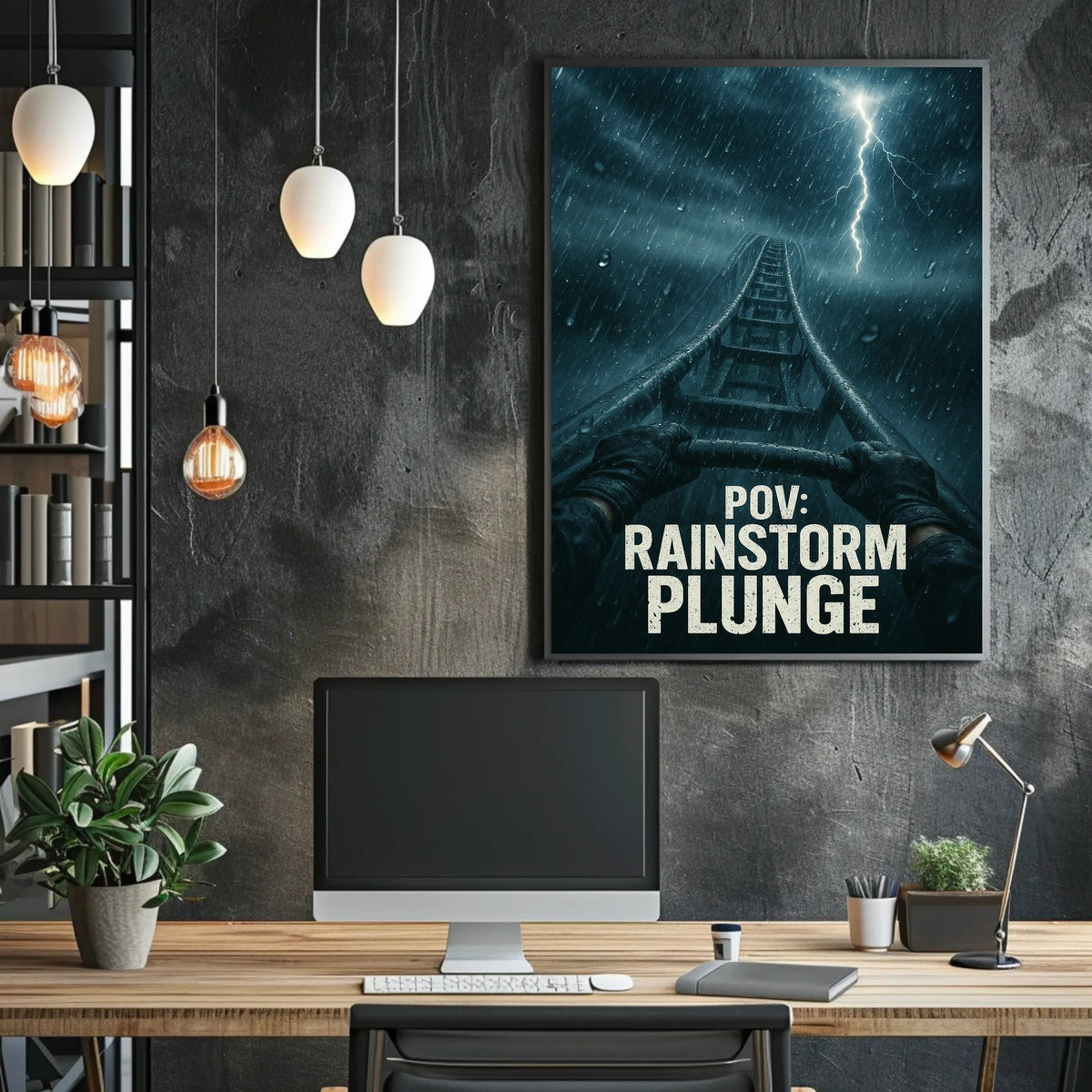 Rainstorm Plunge Poster