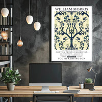 William Morris Cotton Prints Exhibition Poster