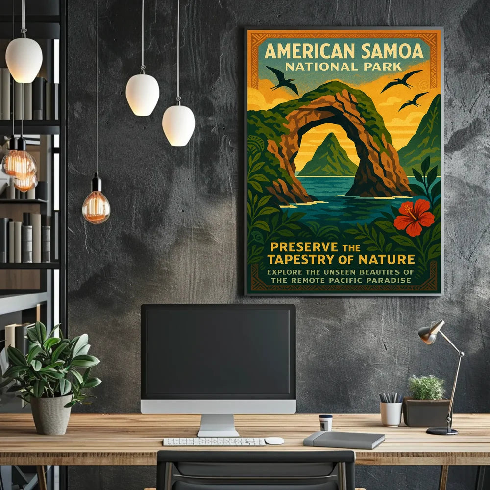 Explore the Unseen Pacific Paradise Travel Poster