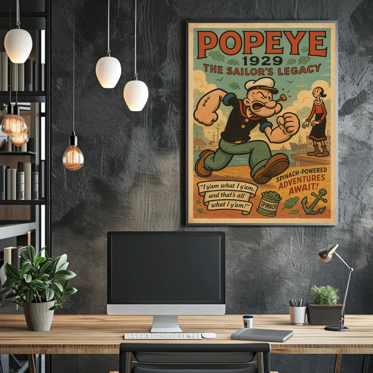 Popeye 1929 Art Poster POP-129