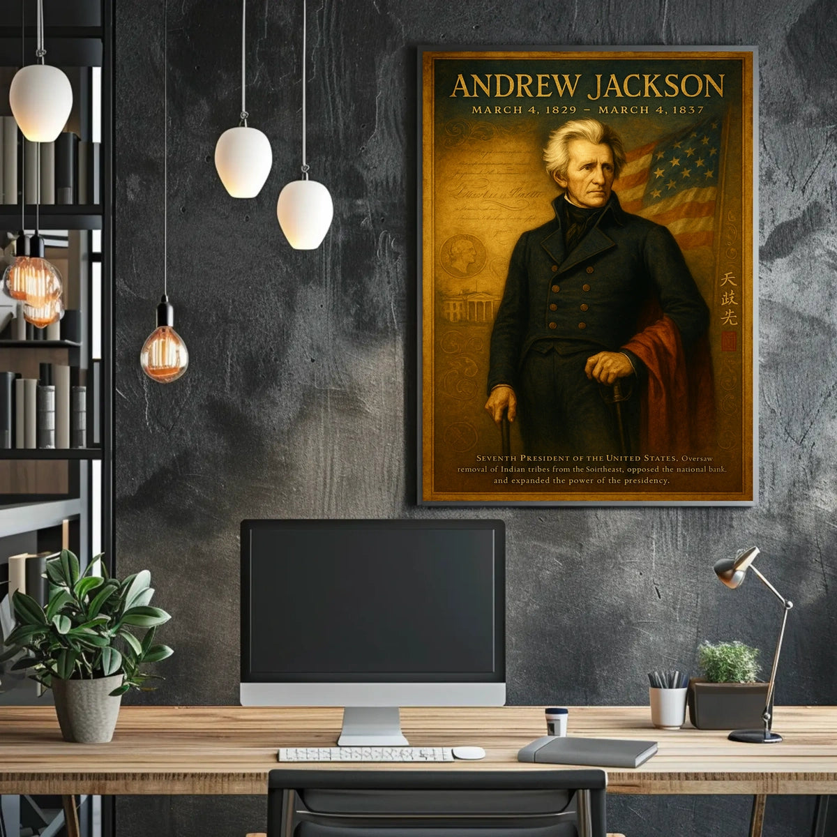 Andrew Jackson 7th President Poster