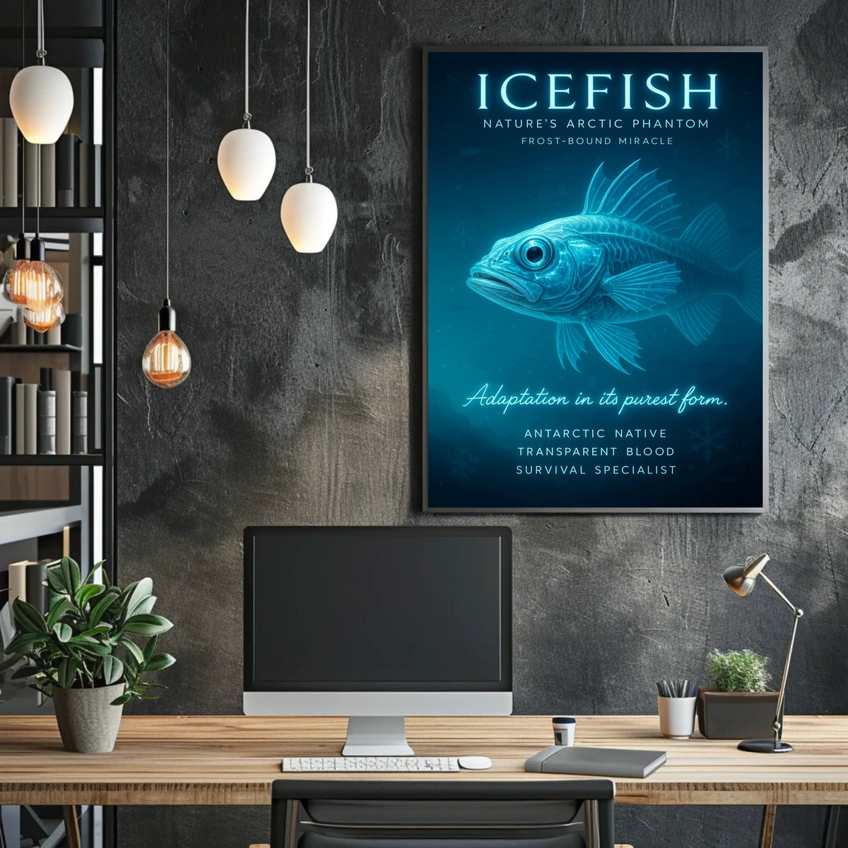 Icefish Natures Arctic Phantom Poster