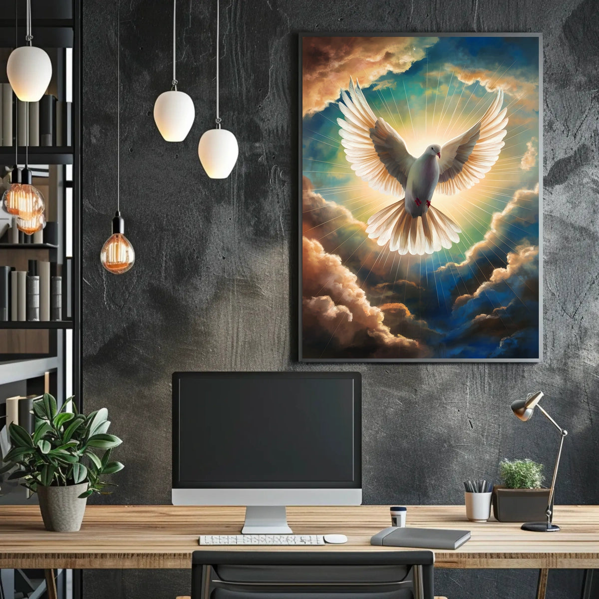 Ascending Dove Poster