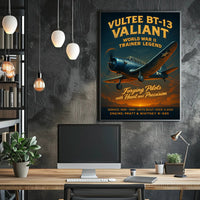 Vultee BT-13 Valiant World War II Trainer Legend Poster PosterGoat