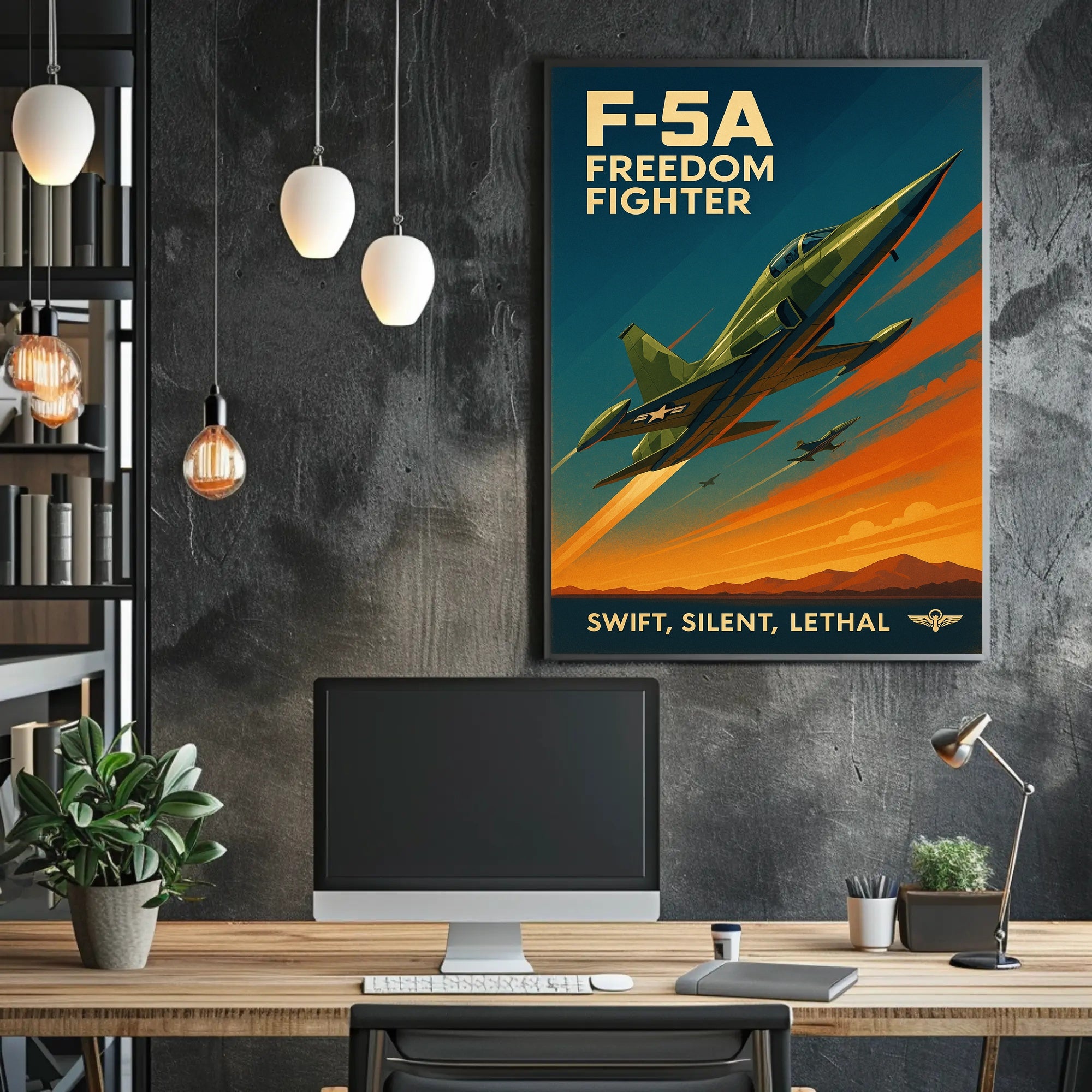 F-5A Freedom Fighter Poster PosterGoat