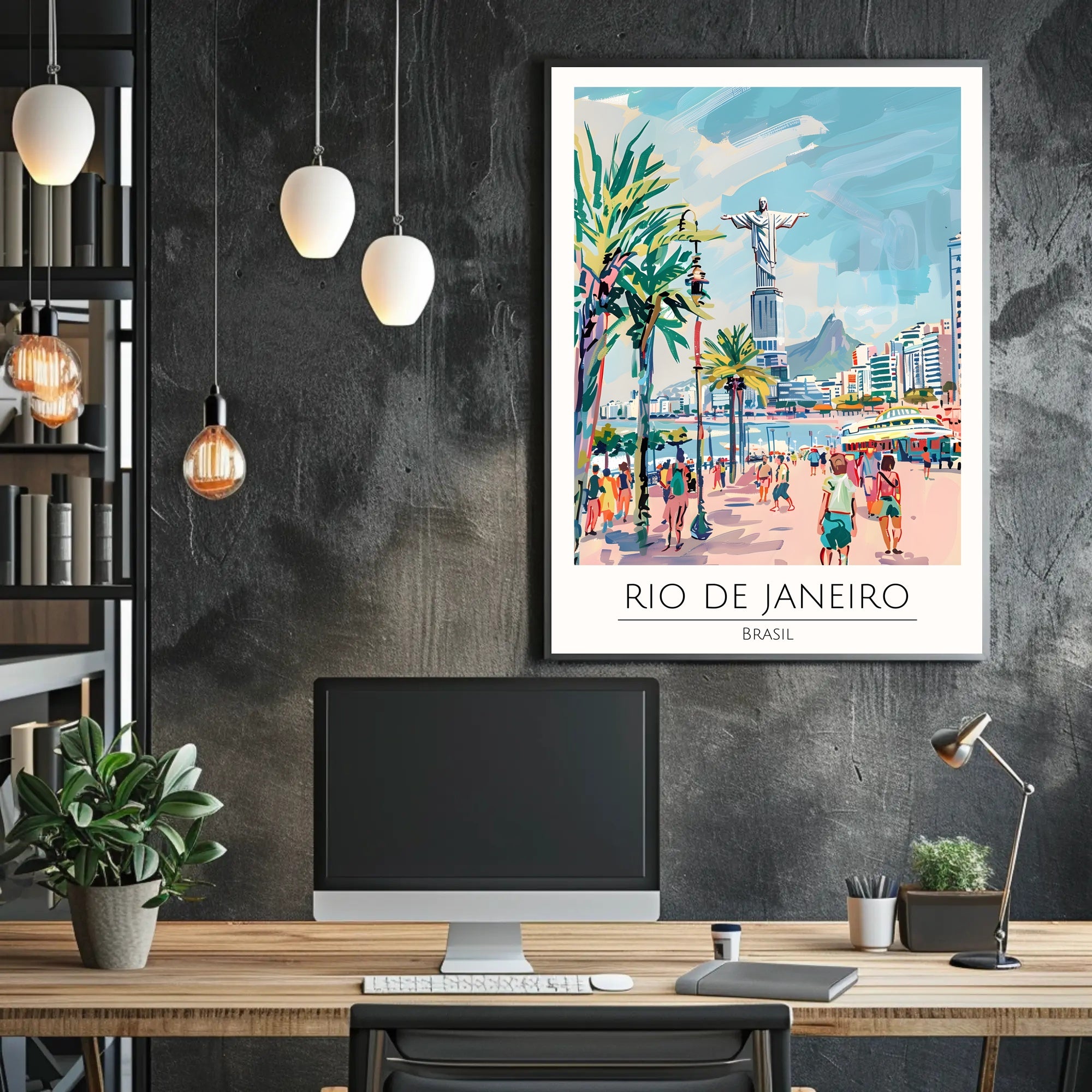 Rio de Janeiro Vibes Poster PosterGoat
