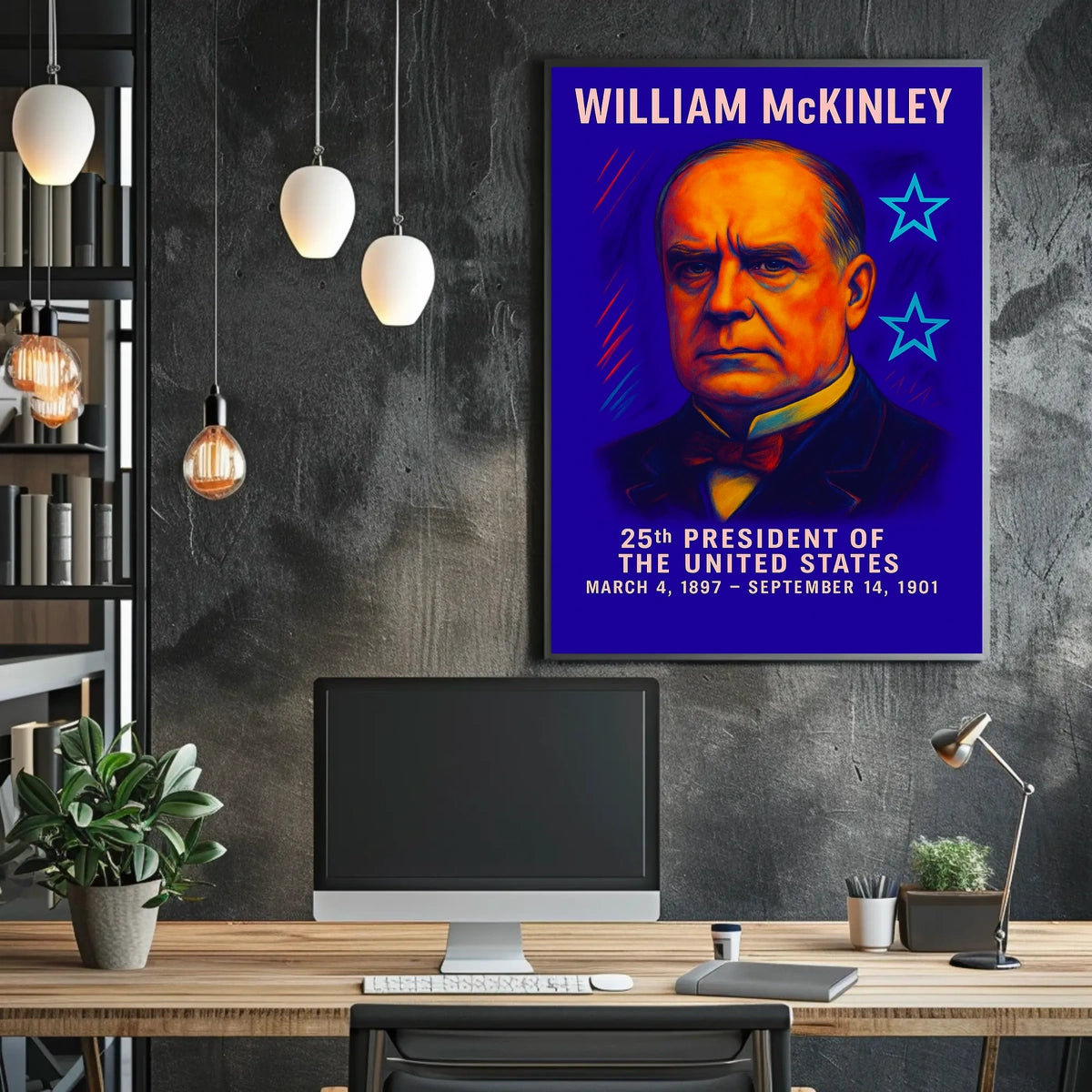 William McKinley 25th President Poster