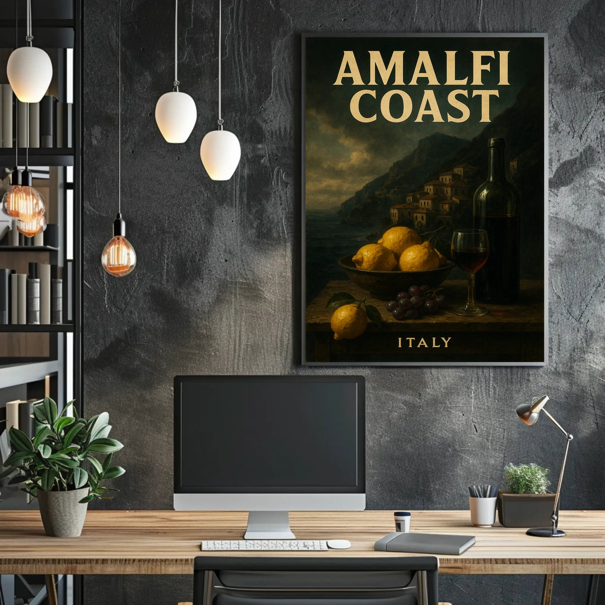 Amalfi Coast Italy Poster Wall Art Decor 18x24 Print