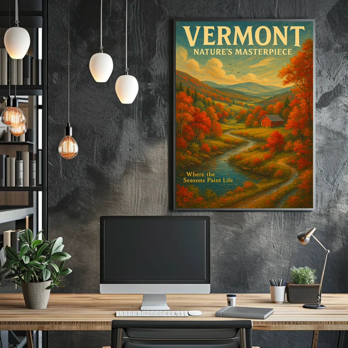 Vermont Natures Masterpiece Poster