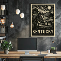 Kentucky Horse And Barn Poster