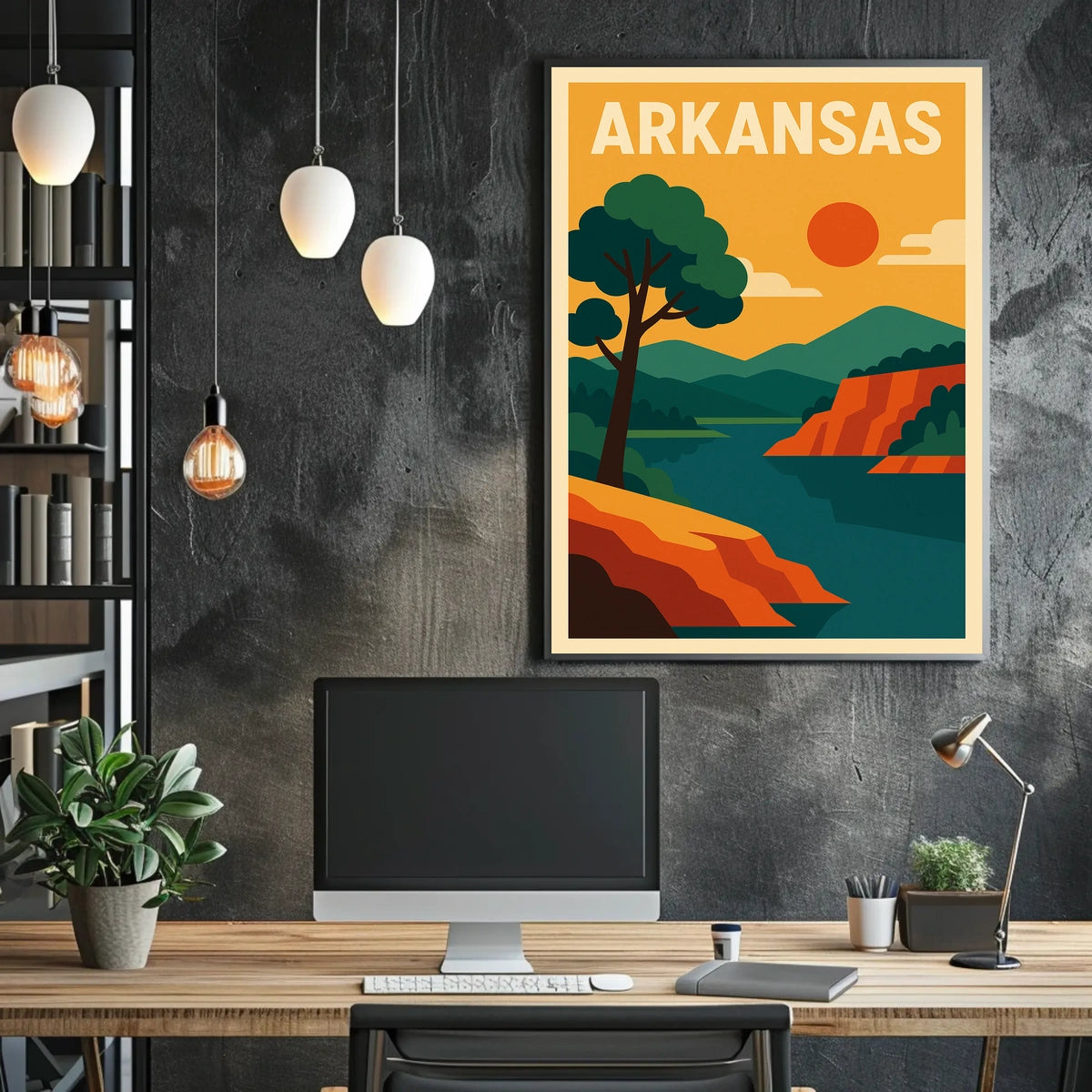 Arkansas Scenic Landscape Poster