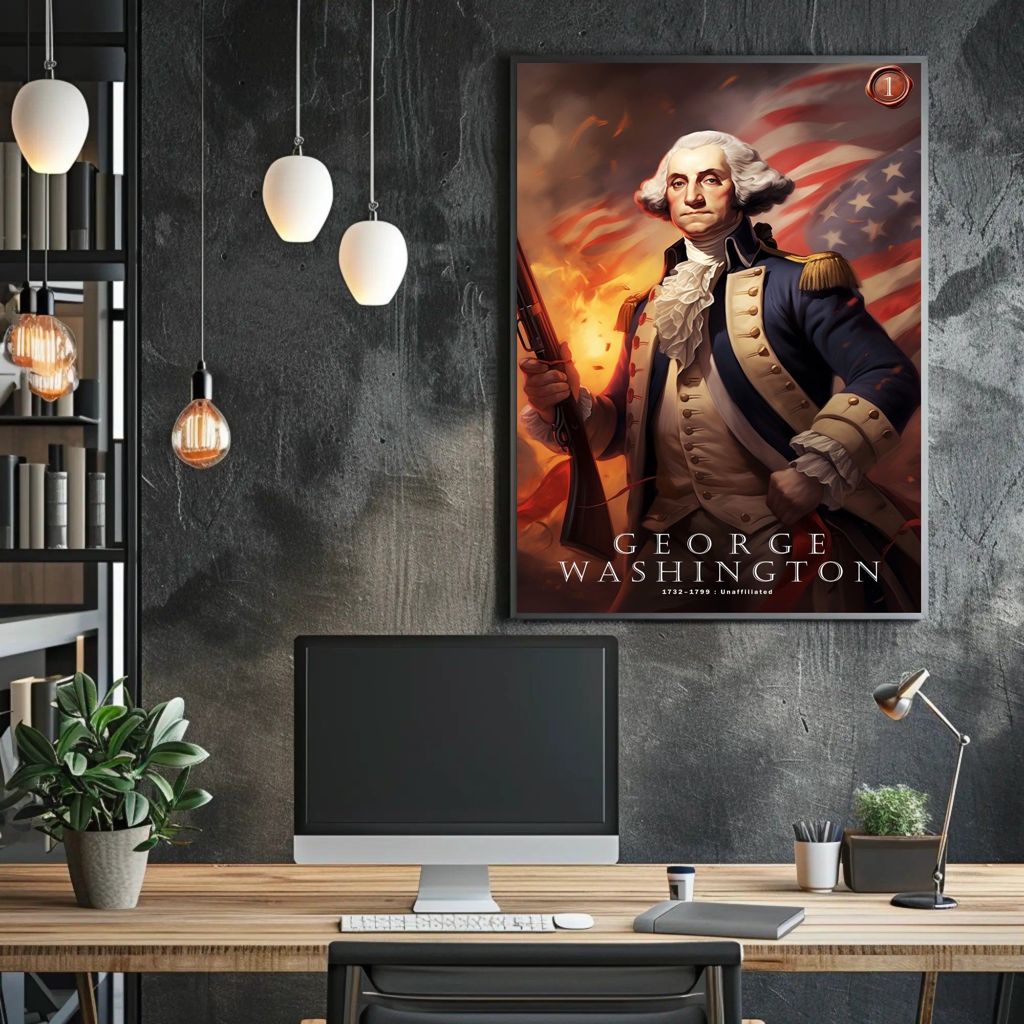 George Washington: A Revolutionary Icon Poster