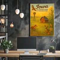 Iowa The Heartland of Possibilities Poster