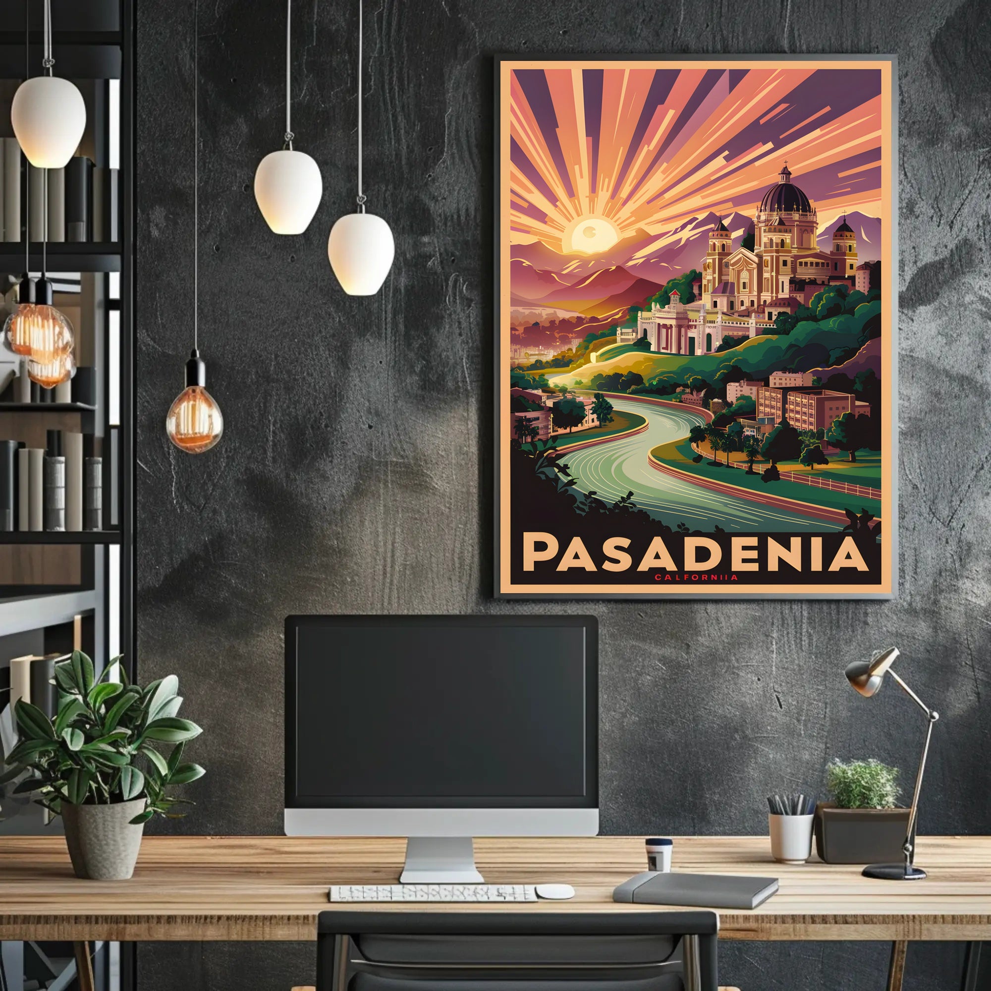 Pasadena Sunrise Poster