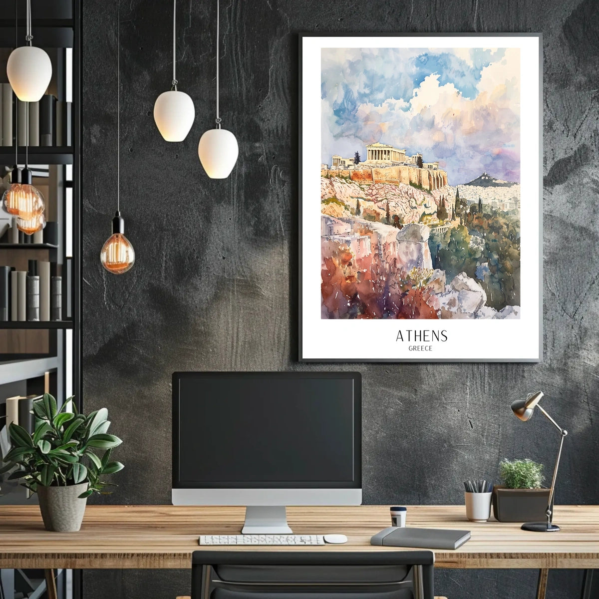 Athens, Greece A Timeless Landscape Poster