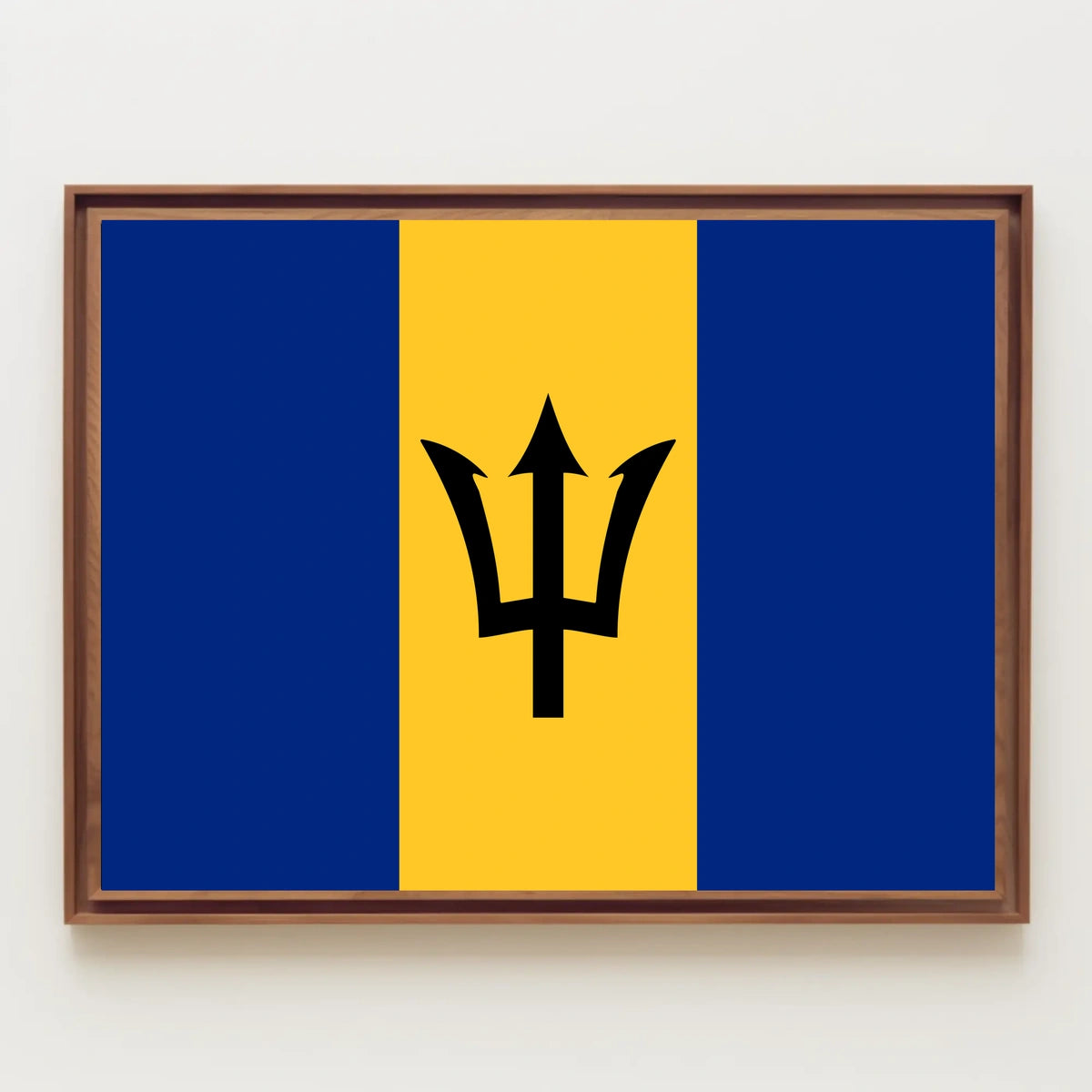 Barbados Flag Poster