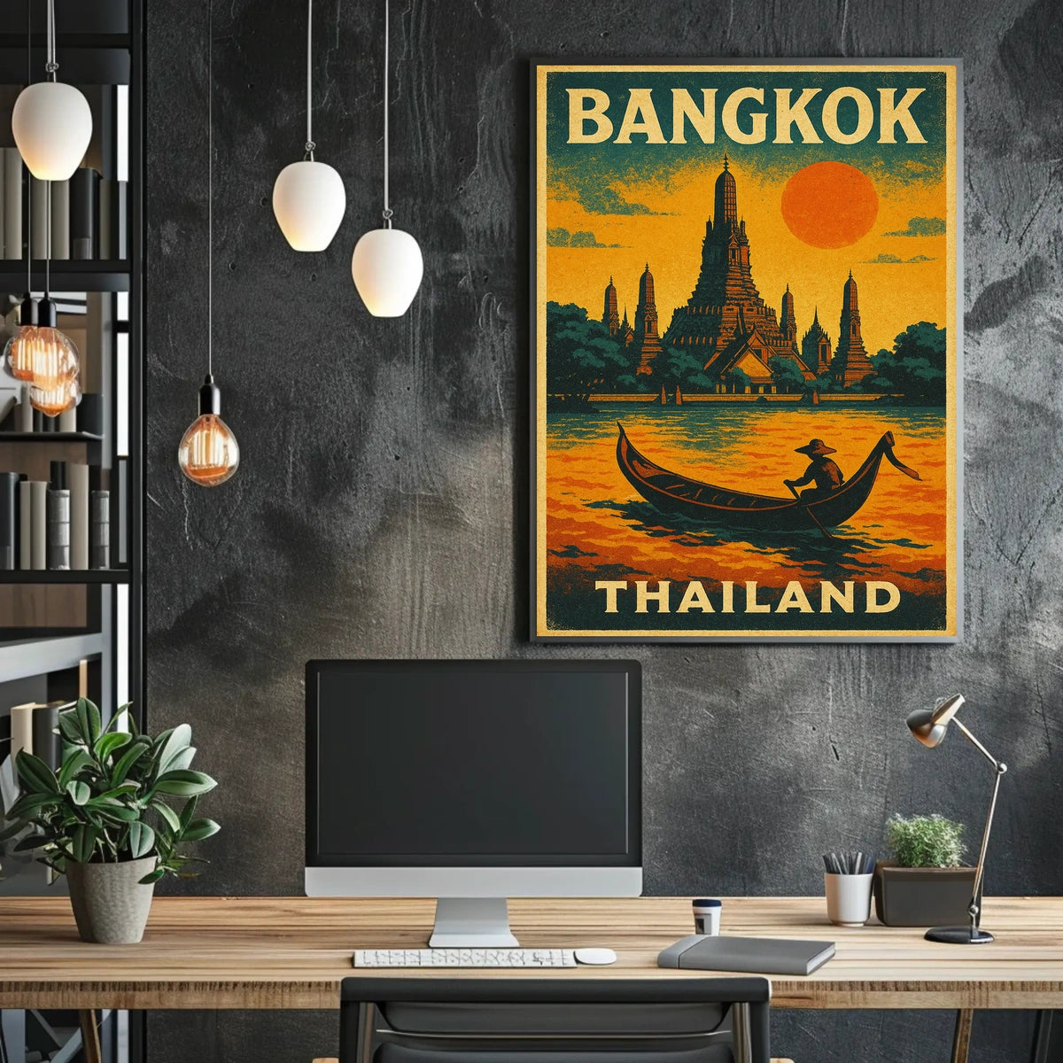 Bangkok, Thailand A Timeless Journey Poster